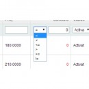 Admin Product Listing QTY filter